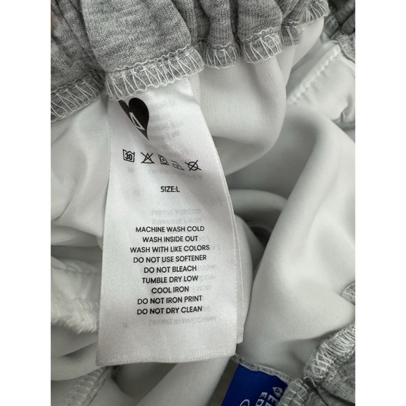 Aelfric Eden Super Baggy Barrel Sweatpants Wide Leg Gray Pants Women's L Hiphop - Picture 12 of 13